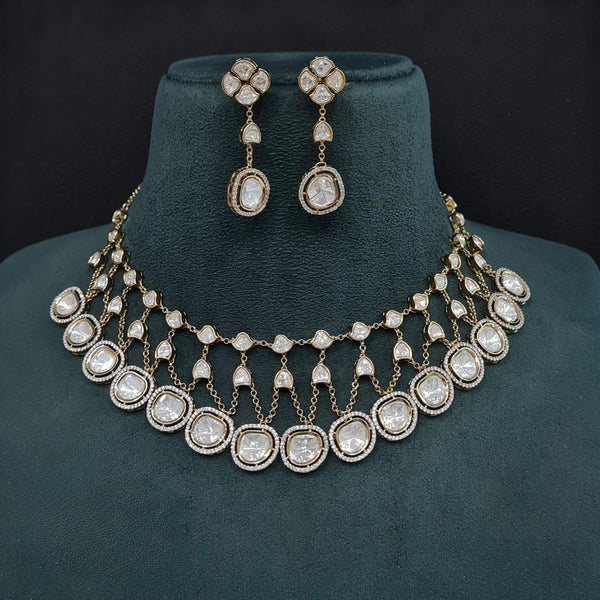 Kundan Necklace 09265 - KRISHNA'S SWETA JEWELLERY
