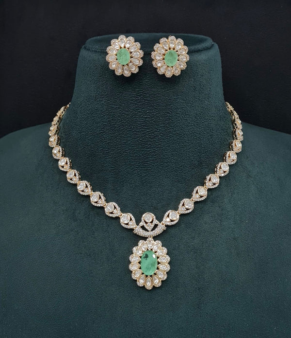 Kundan Necklace 09266 - KRISHNA'S SWETA JEWELLERY