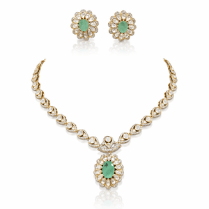 Kundan Necklace 09266 - KRISHNA'S SWETA JEWELLERY