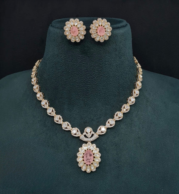 Kundan Necklace 09266 - KRISHNA'S SWETA JEWELLERY