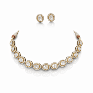 Kundan Necklace 09313 - KRISHNA'S SWETA JEWELLERY