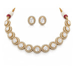 Kundan Necklace 09313 - Krishna's Sweta Jewellery