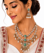 Kundan Necklace 09380 - KRISHNA'S SWETA JEWELLERY