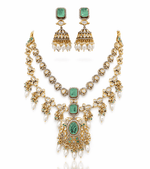 Kundan Necklace 09380 - KRISHNA'S SWETA JEWELLERY