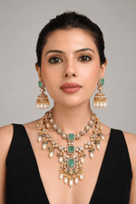 Kundan Necklace 09380 - Krishna's Sweta Jewellery