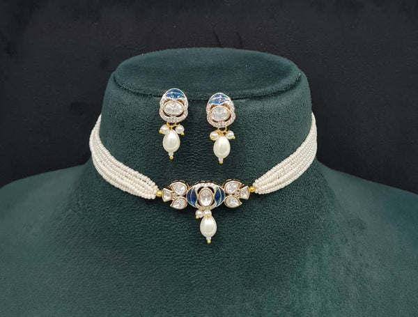 Kundan Necklace 09505 - KRISHNA'S SWETA JEWELLERY