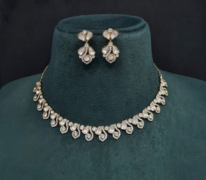 Kundan Necklace 09547 - KRISHNA'S SWETA JEWELLERY