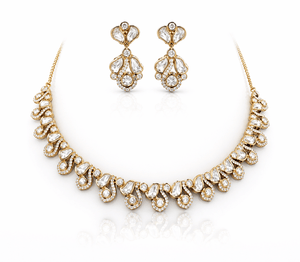 Kundan Necklace 09547 - KRISHNA'S SWETA JEWELLERY