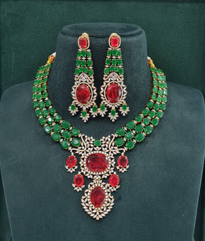 Kundan Necklace 10287 - KRISHNA'S SWETA JEWELLERY