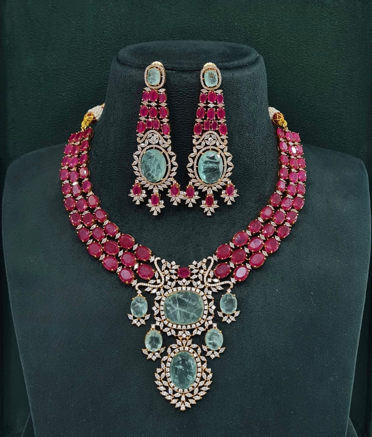 Kundan Necklace 10287 - KRISHNA'S SWETA JEWELLERY