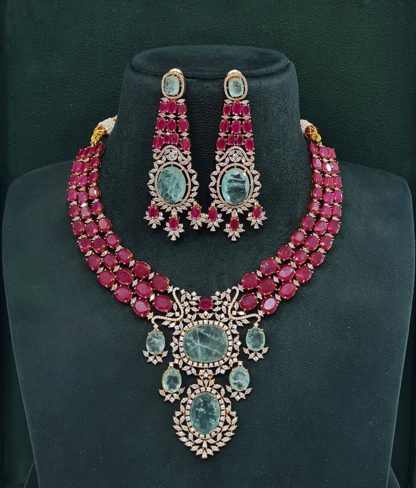 Kundan Necklace 10287 - KRISHNA'S SWETA JEWELLERY