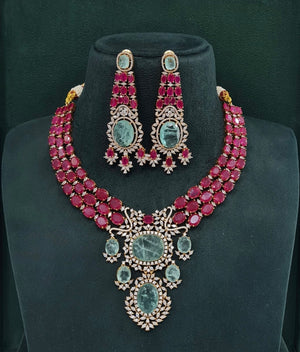 Kundan Necklace 10287 - KRISHNA'S SWETA JEWELLERY