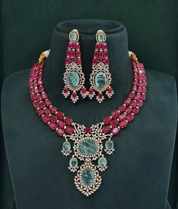 Kundan Necklace 10287 - KRISHNA'S SWETA JEWELLERY