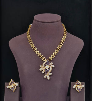 Kundan Necklace 10288 - KRISHNA'S SWETA JEWELLERY