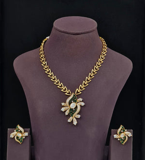 Kundan Necklace 10288 - KRISHNA'S SWETA JEWELLERY