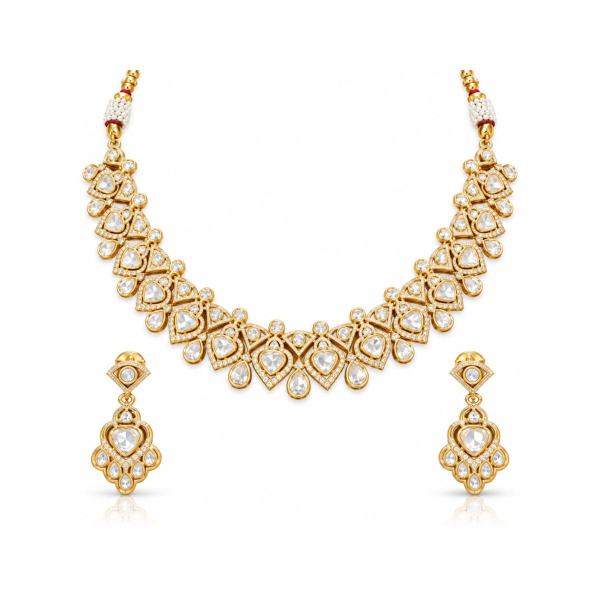 Kundan Necklace 10375 - Krishna's Sweta Jewellery