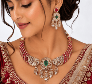 Kundan Necklace 10422 - KRISHNA'S SWETA JEWELLERY