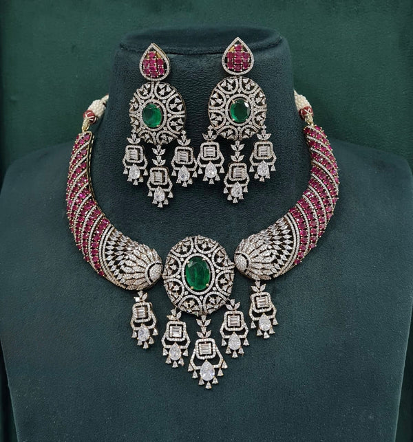 Kundan Necklace 10422 - KRISHNA'S SWETA JEWELLERY