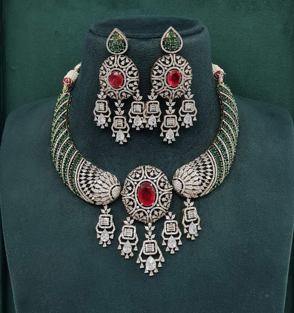 Kundan Necklace 10422 - KRISHNA'S SWETA JEWELLERY