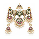 Kundan Necklace 10657 - Krishna's Sweta Jewellery