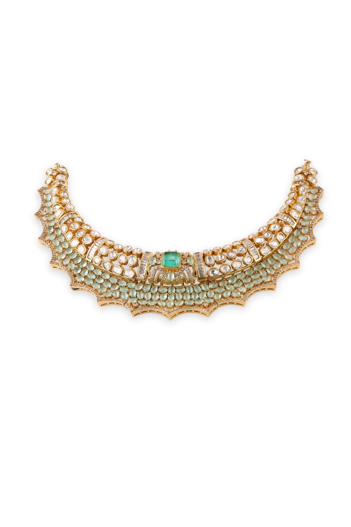 Kundan Necklace 10712 - Krishna's Sweta Jewellery