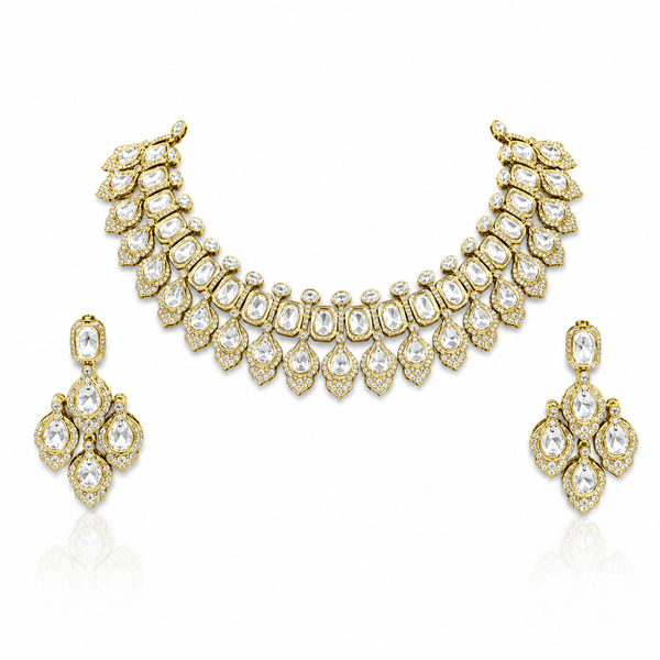 Kundan Necklace 11007 - KRISHNA'S SWETA JEWELLERY
