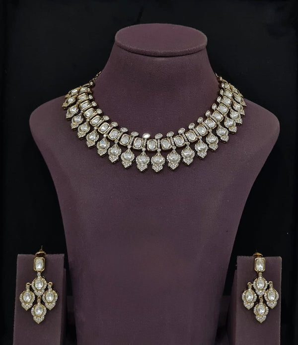 Kundan Necklace 11007 - KRISHNA'S SWETA JEWELLERY