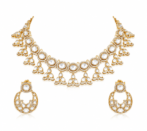 Kundan Necklace 11008 - KRISHNA'S SWETA JEWELLERY