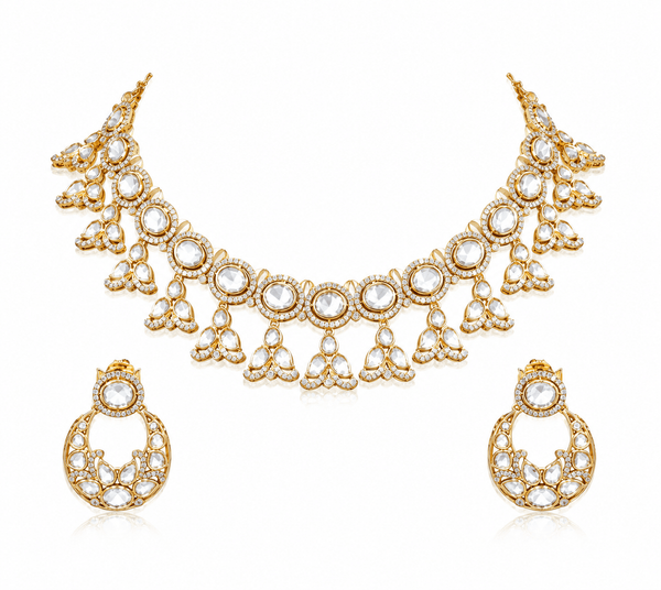 Kundan Necklace 11008 - KRISHNA'S SWETA JEWELLERY
