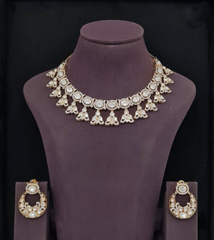 Kundan Necklace 11008 - KRISHNA'S SWETA JEWELLERY