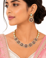Kundan Necklace 11185 - KRISHNA'S SWETA JEWELLERY