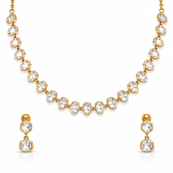 Kundan Necklace 11194 - KRISHNA'S SWETA JEWELLERY
