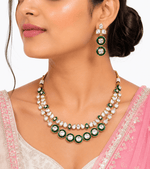 Kundan Necklace 11195 - KRISHNA'S SWETA JEWELLERY