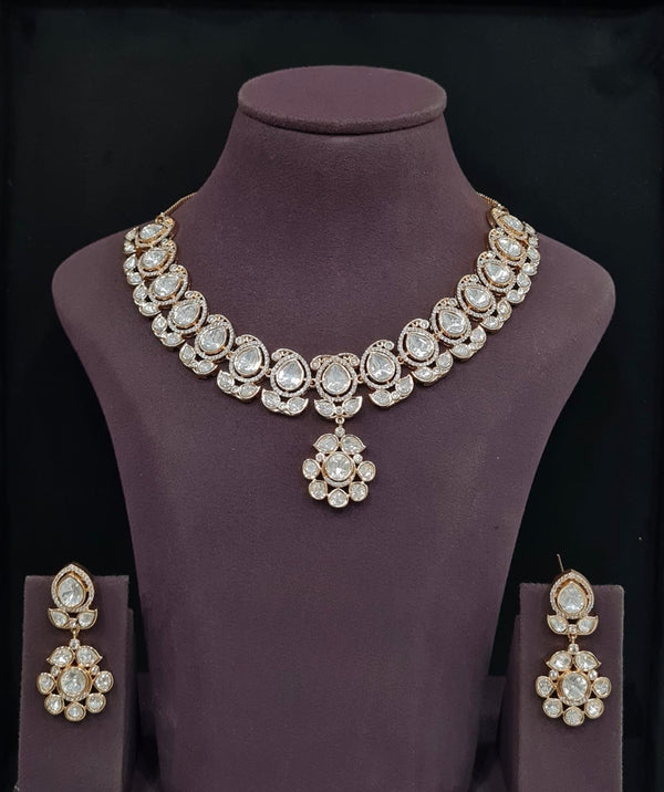 Kundan Necklace 11197 - KRISHNA'S SWETA JEWELLERY