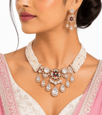 Kundan Necklace 11235 - KRISHNA'S SWETA JEWELLERY