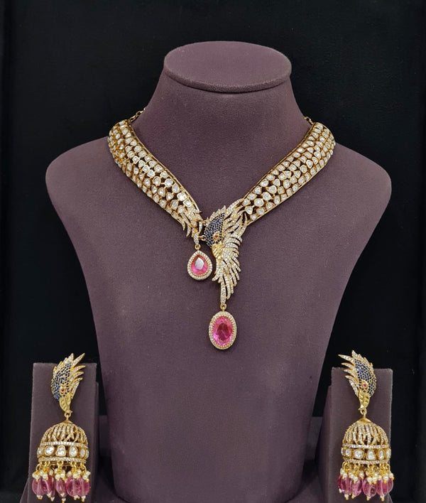 Kundan Necklace 11242 - KRISHNA'S SWETA JEWELLERY