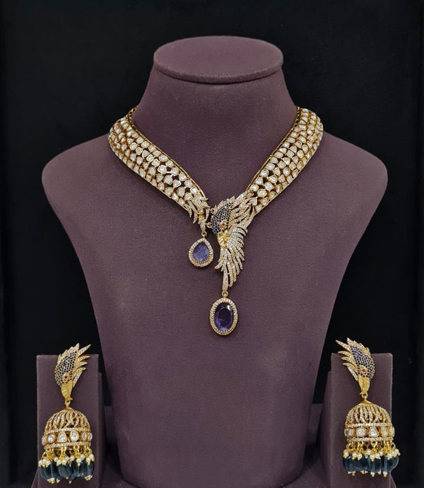 Kundan Necklace 11242 - KRISHNA'S SWETA JEWELLERY