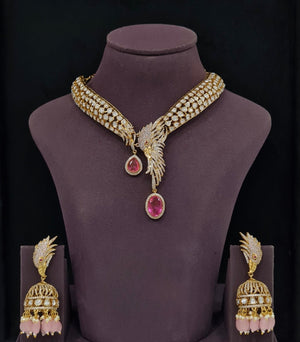 Kundan Necklace 11242 - KRISHNA'S SWETA JEWELLERY