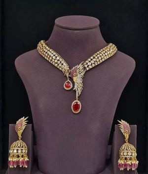 Kundan Necklace 11242 - KRISHNA'S SWETA JEWELLERY
