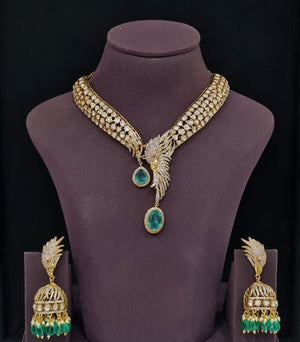Kundan Necklace 11242 - KRISHNA'S SWETA JEWELLERY