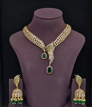 Kundan Necklace 11242 - KRISHNA'S SWETA JEWELLERY