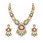 Kundan Necklace 11388 - Krishna's Sweta Jewellery