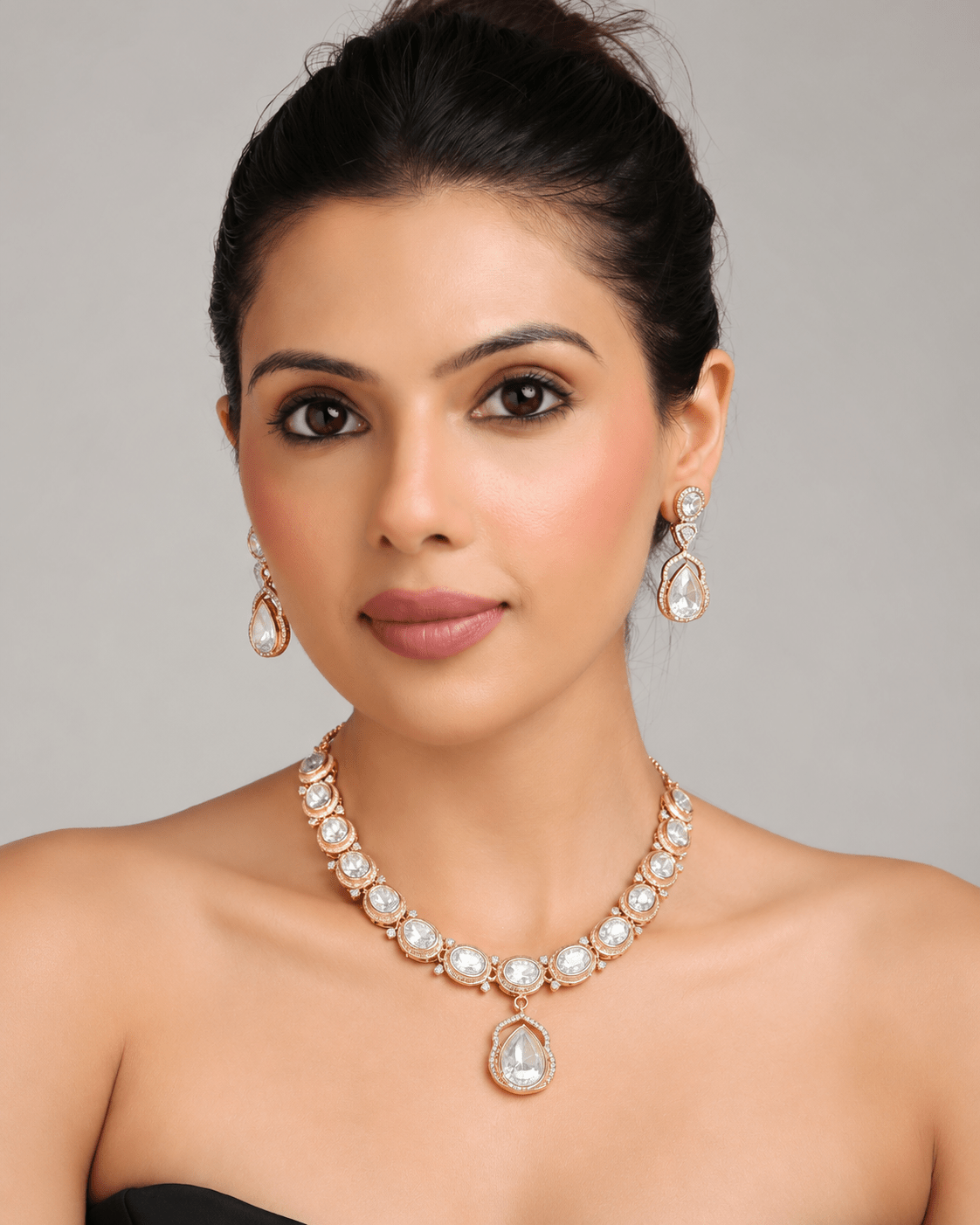 Kundan Necklace 11783 - Krishna's Sweta Jewellery