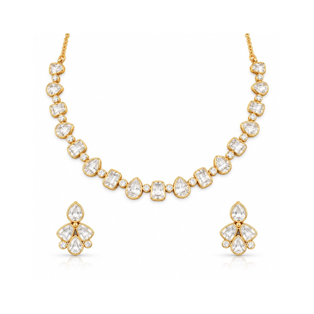Kundan Necklace 12039 - Krishna's Sweta Jewellery