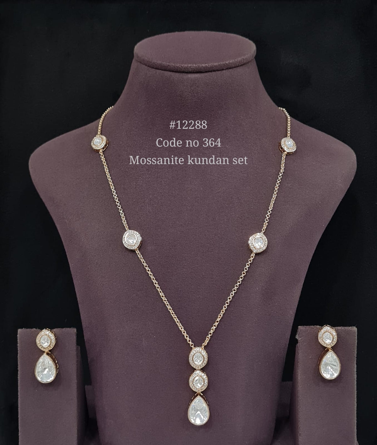 Kundan Necklace 12288 - Krishna's Sweta Jewellery