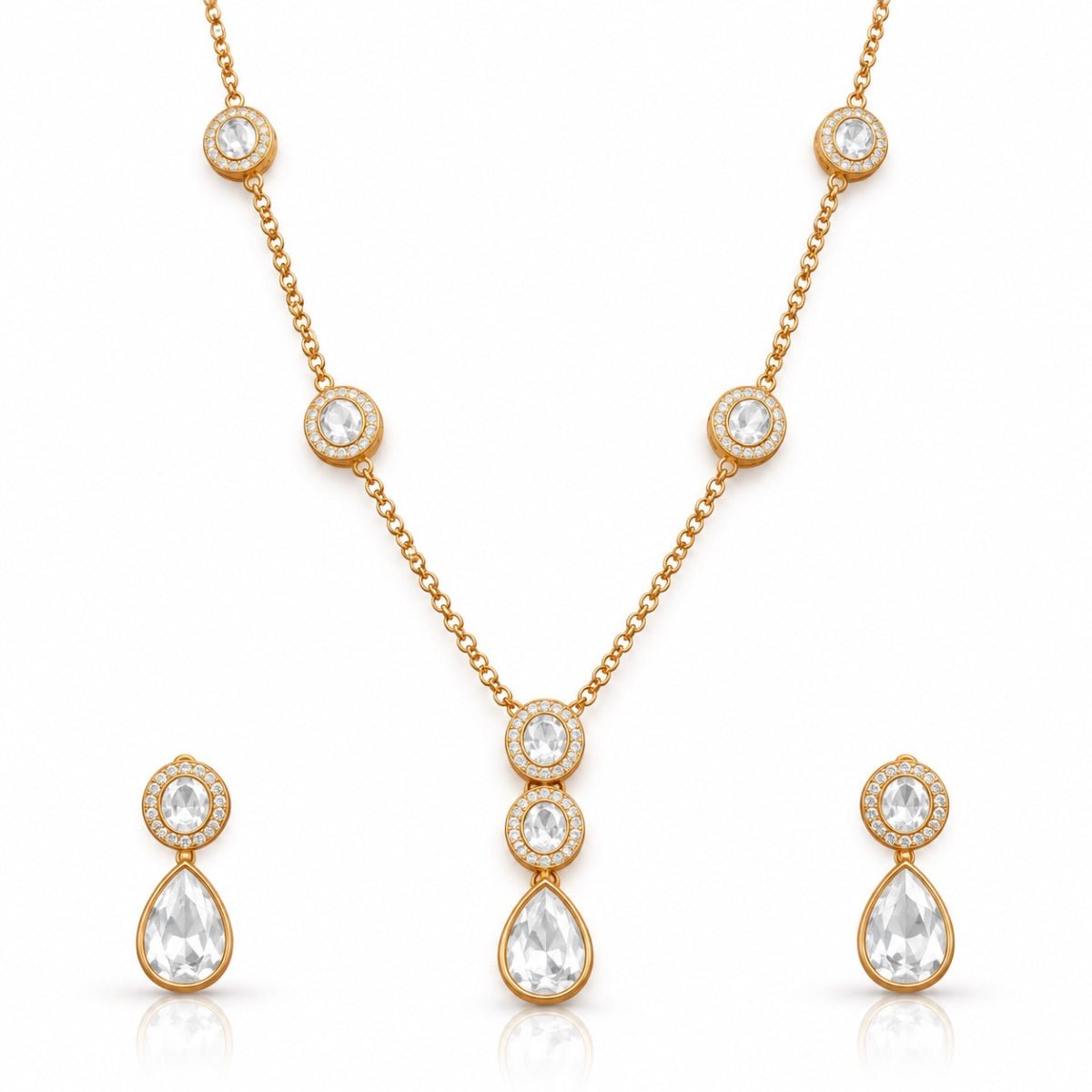 Kundan Necklace 12288 - Krishna's Sweta Jewellery