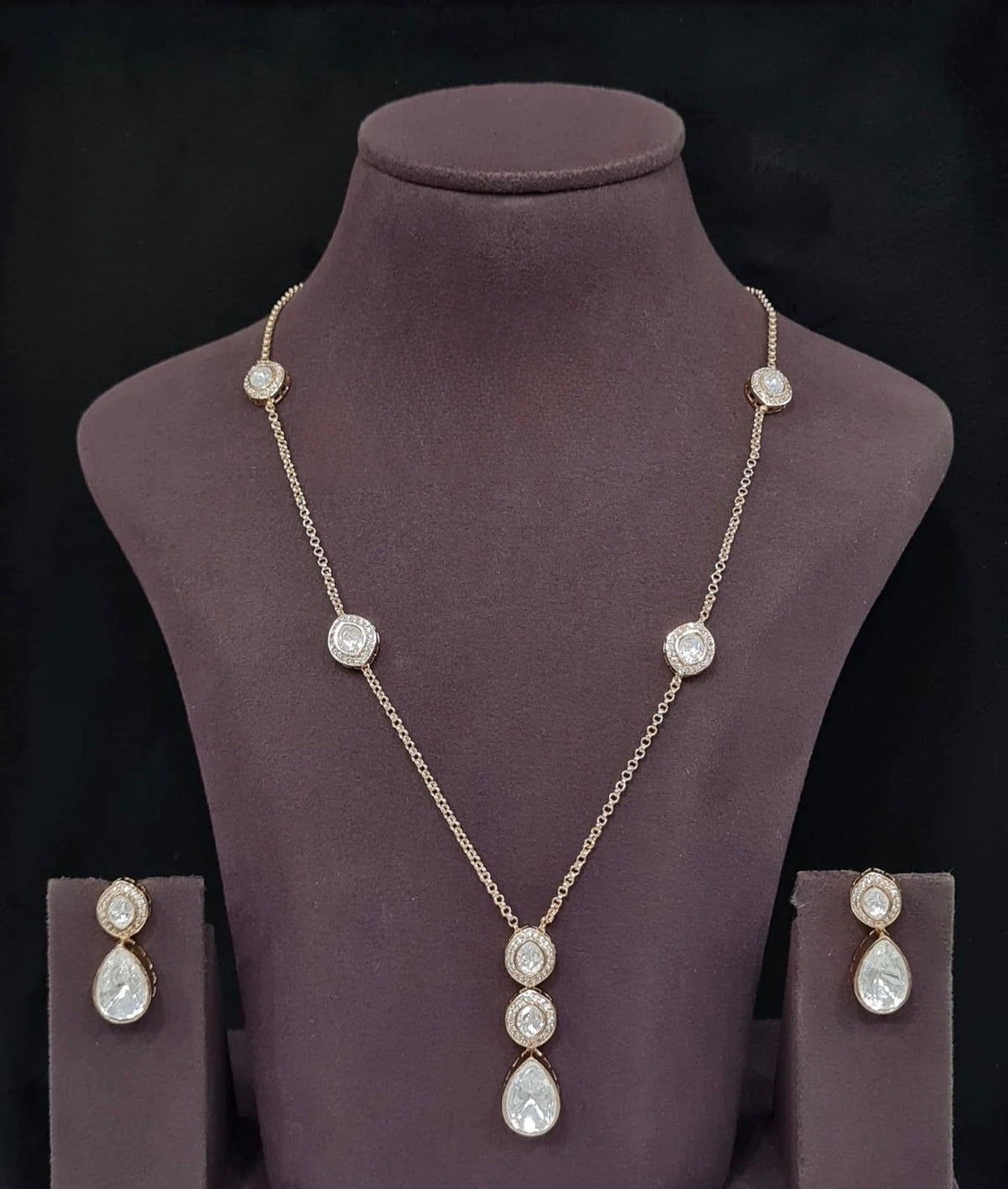 Kundan Necklace 12288 - Krishna's Sweta Jewellery