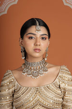 Kundan necklace set 00268 - Krishna's Sweta Jewellery