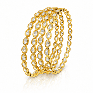 Kundan Pan Bangles Karat 00629 - KRISHNA'S SWETA JEWELLERY