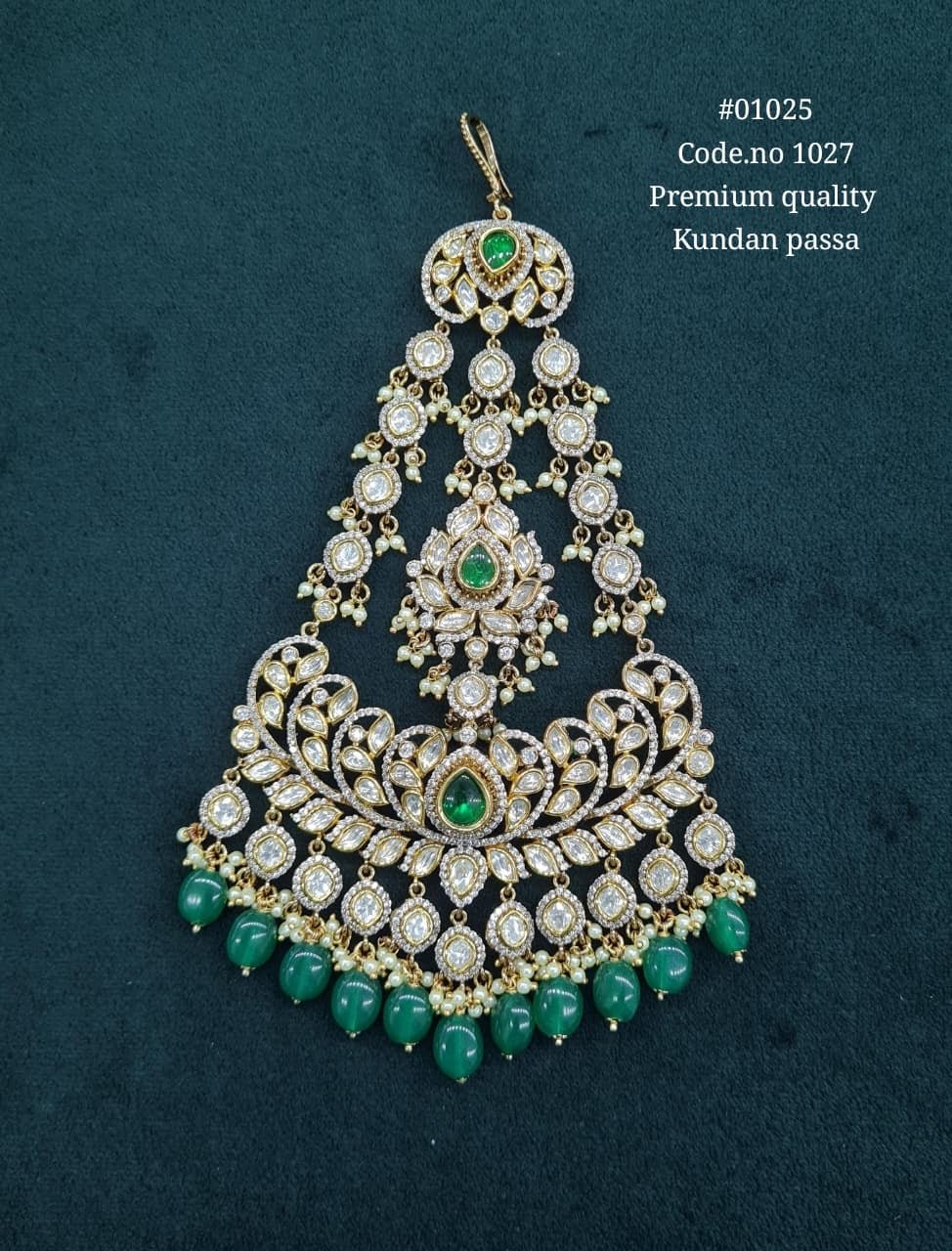 Kundan Passa 01025 - KRISHNA'S SWETA JEWELLERY